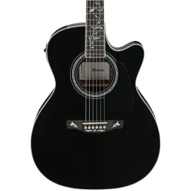 Ibanez AC391CE Artwood Grand Concert Acoustic-Electric Guitar, Black