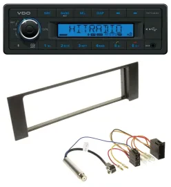 Автомагнитола для Audi A4 (B6, 2000–2004) VDO Bluetooth, USB, AUX, MP3, ISO