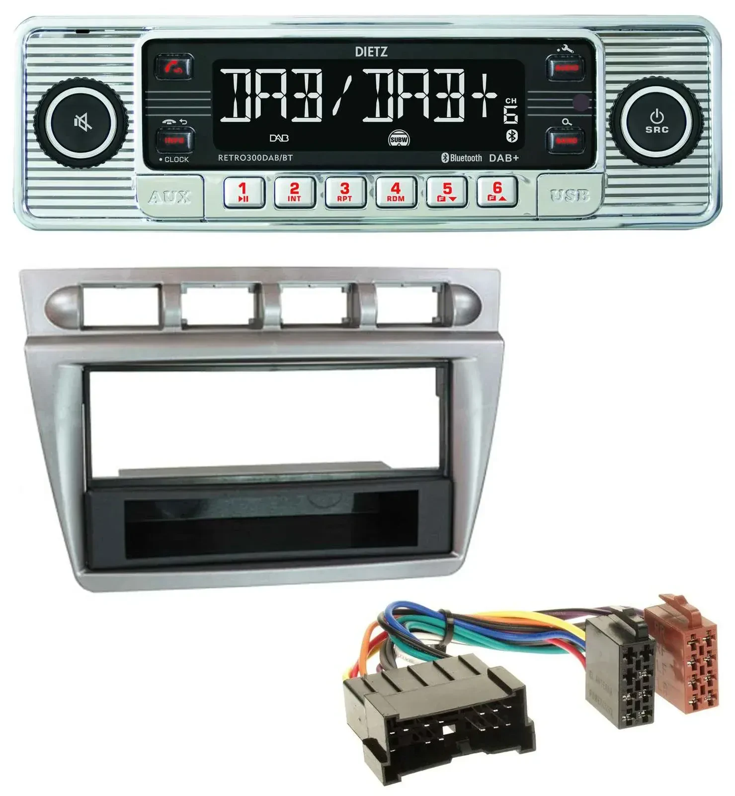 Dietz Bluetooth MP3 DAB USB Autoradio für Kia Picanto (2004-2007)