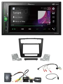 Pioneer 2DIN Lenkrad DAB USB Bluetooth Autoradio für BMW 1er Aktiv aut. Klima E8