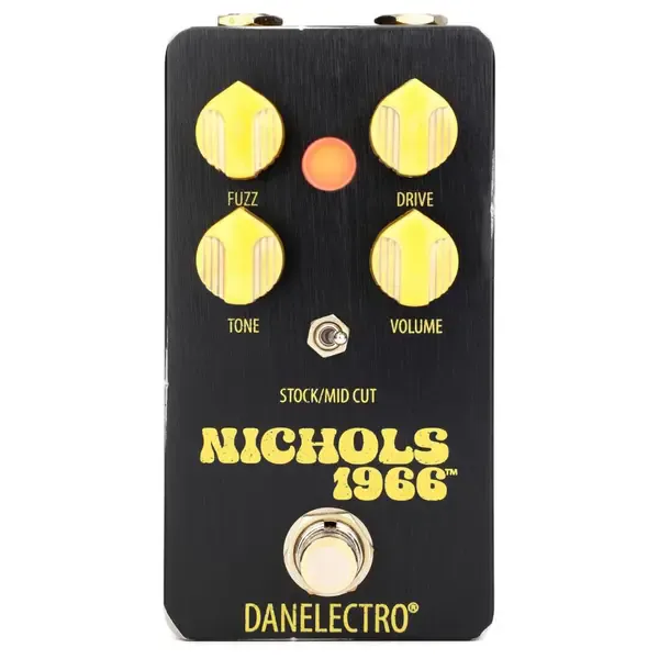 Педаль эффектов для электрогитары Danelectro Nichols 1966 Fuzz/Distortion Effects Pedal