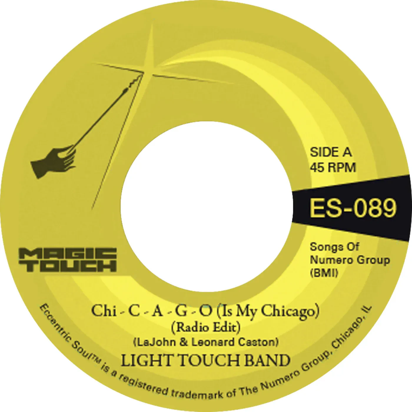 Виниловая пластинка Light Touch Band & Magic Touch – Chi - C - A - G - O (Is My Chicago) b/w Sexy La Релиз 2023