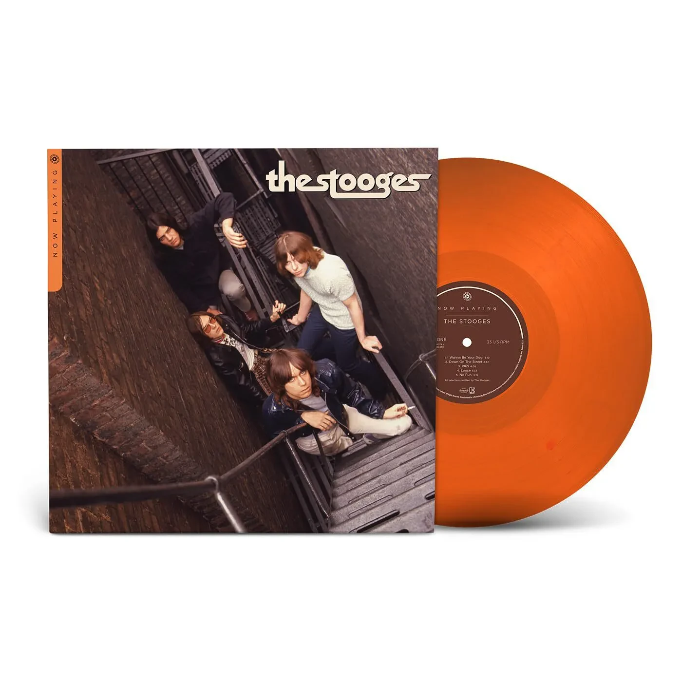 Виниловая пластинка The Stooges - Now Playing [Orange Vinyl] NEW Vinyl