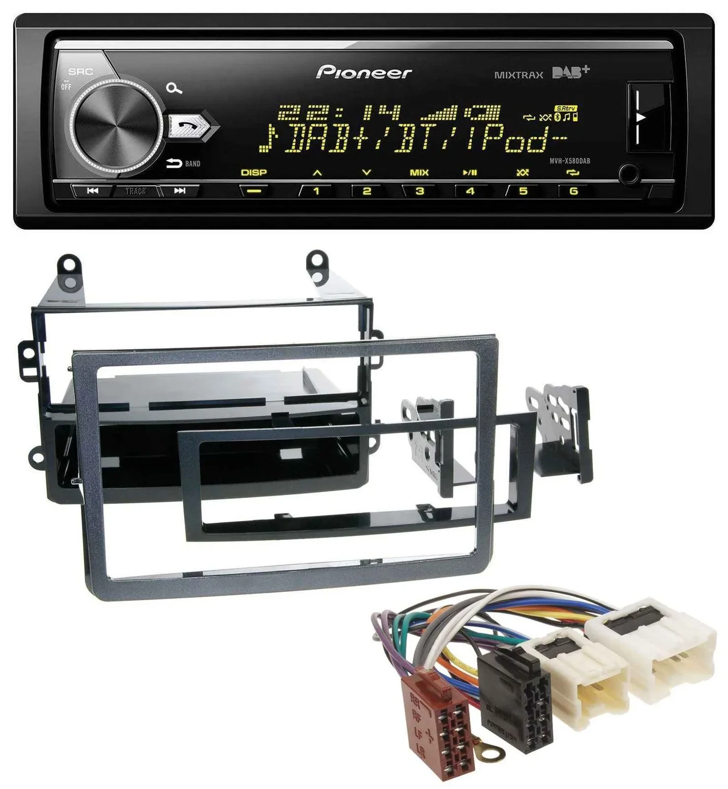Pioneer Bluetooth USB DAB MP3 Autoradio für Nissan 350Z (ab 2006)