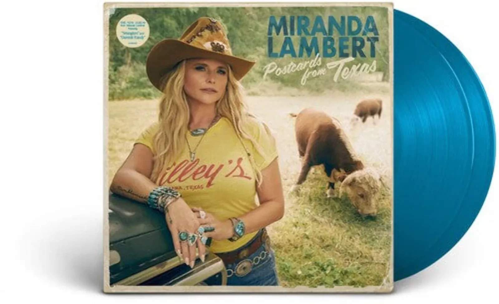 Miranda Lambert - Postcards From Texas [Blue Vinyl] NEW Vinyl