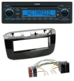 VDO AUX MP3 1DIN CD USB Autoradio für Fiat Punto Punto Evo (ab 2011)