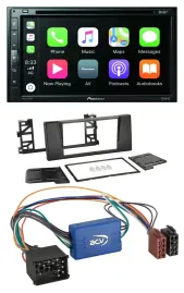Pioneer DVD 2DIN MP3 DAB Bluetooth USB Autoradio für BMW X5 E53 5er E39 Rundpin