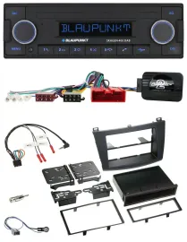 Blaupunkt DAB USB Bluetooth Lenkrad Autoradio für Mazda 3 2009-2013 Can-Bus