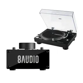 Reloop RP2000 Professional Direct Drive USB Turntable with Amplifier System