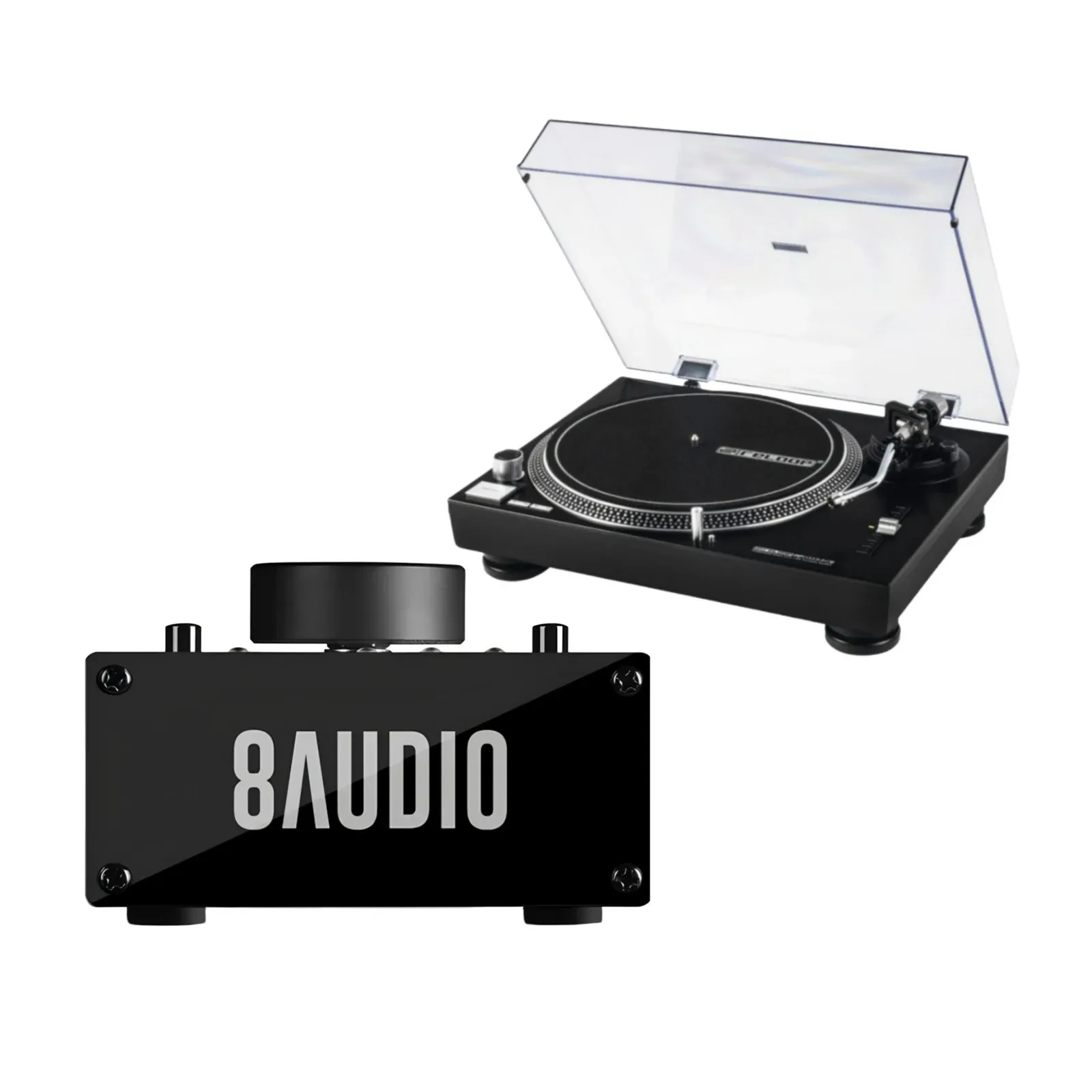 Reloop RP2000 Professional Direct Drive USB Turntable with Amplifier System