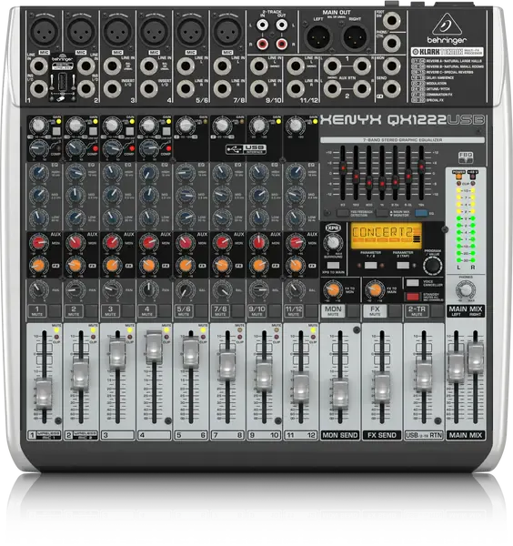 Аналоговый микшерный пульт Behringer Xenyx QX1222USB