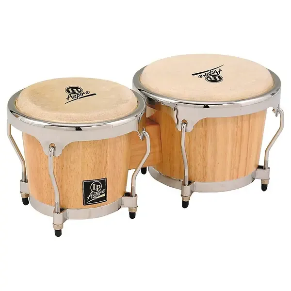 Бонго LP LPA601 Aspire Oak Bongos with Chrome Hardware Natural