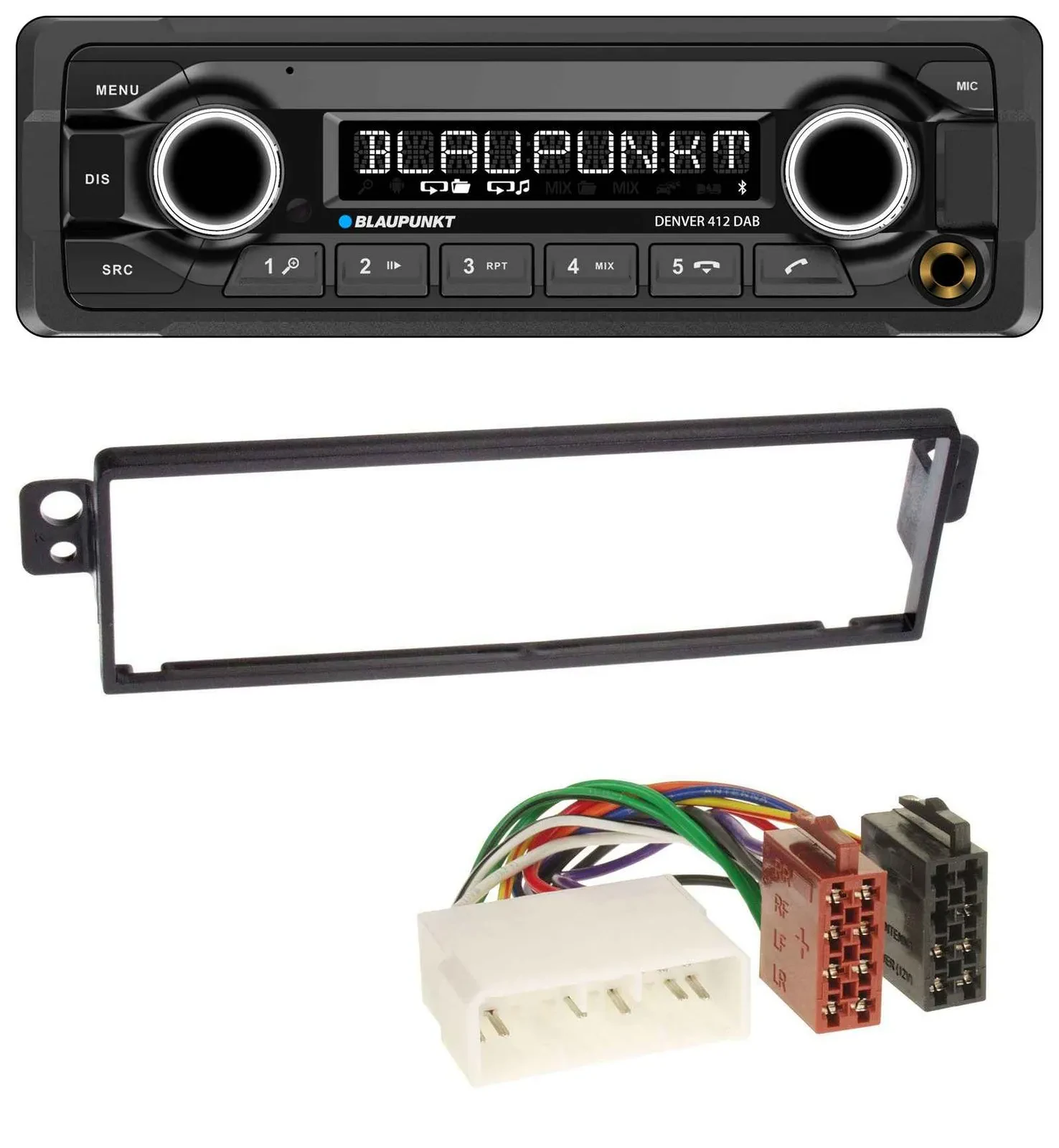 Blaupunkt Bluetooth DAB MP3 USB Autoradio für Chevrolet Kalos KLAS 2004-2007