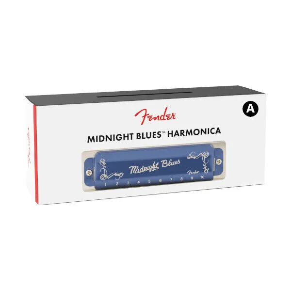 Губная гармошка Fender Midnight Blues Harmonica A-Dur