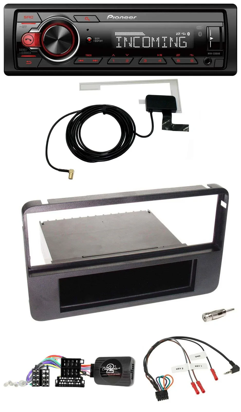 Pioneer MP3 Lenkrad CD DAB USB Autoradio für Alfa 159 Brera Spider