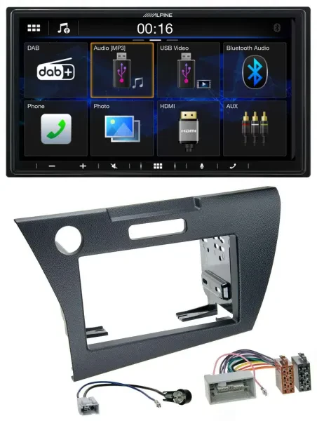 Alpine Bluetooth 2DIN MP3 DAB USB Autoradio für Honda CR-Z (ab 2010)
