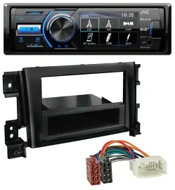 JVC Bluetooth MP3 USB DAB Autoradio für Suzuki Gran Vitara (ab 2005)
