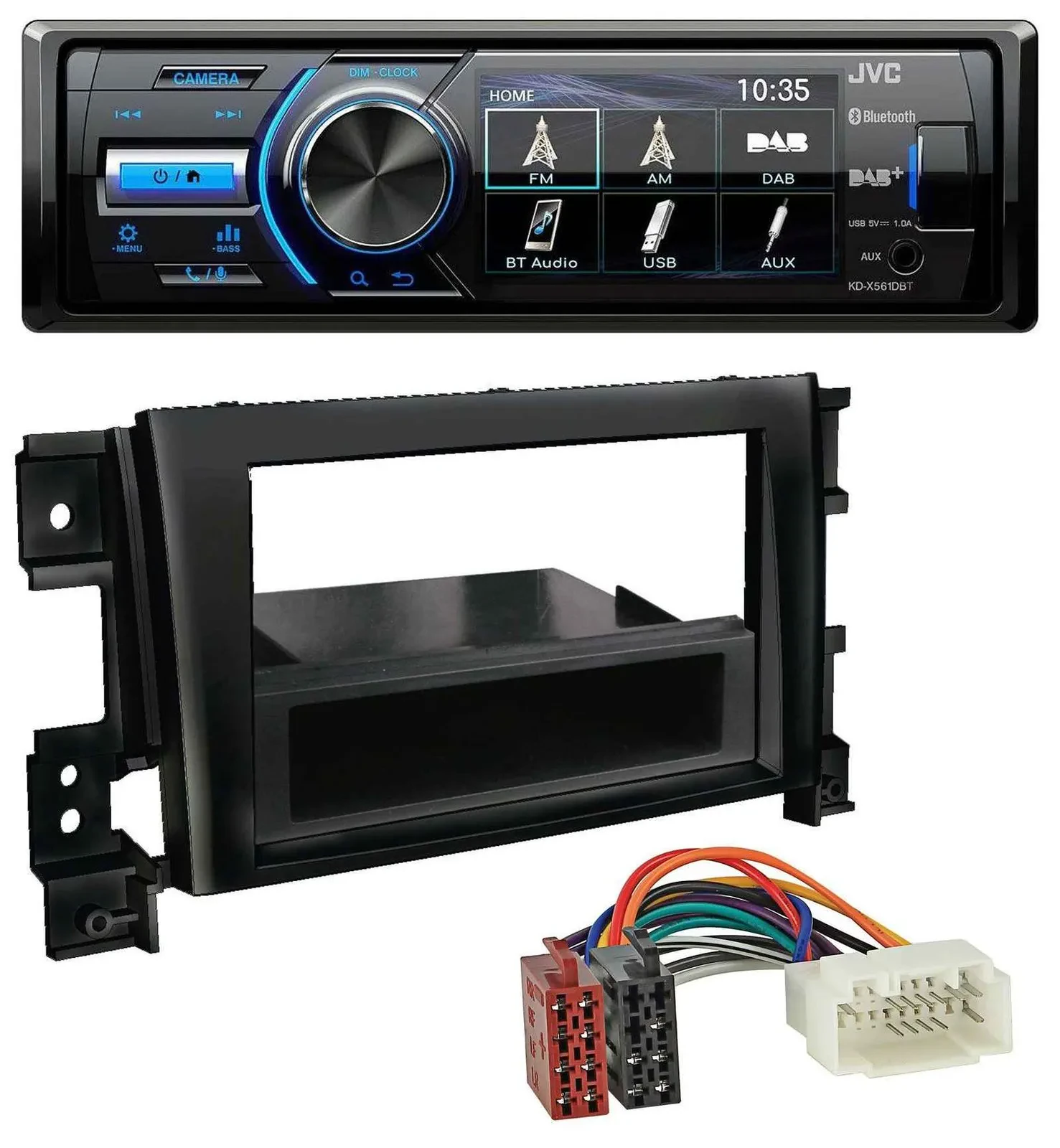 JVC Bluetooth MP3 USB DAB Autoradio für Suzuki Gran Vitara (ab 2005)