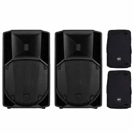 RCF ART 732-A MK5 1400W 2-Way 12" Powered Active DJ PA Speakers Pair w Covers
