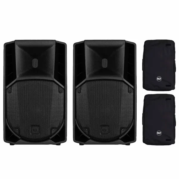 RCF ART 732-A MK5 1400W 2-Way 12" Powered Active DJ PA Speakers Pair w Covers