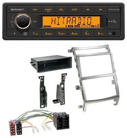 Continental MP3 Bluetooth AUX USB Autoradio für Hyundai ix55 (2009-2012) silber