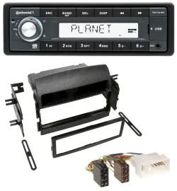 Continental USB MP3 AUX 1DIN Autoradio für Hyundai Sonata (NF, 2005-2008)