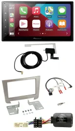 Pioneer USB Bluetooth DAB Lenkrad 2DIN Autoradio für SSangYong Rexton Telefontas