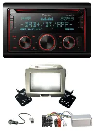Pioneer 2DIN DAB Lenkrad Bluetooth USB CD Autoradio für Kia Sportage 3 2010-2015