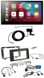 Pioneer USB Bluetooth DAB Lenkrad 2DIN Autoradio für Dacia Duster ab 2021