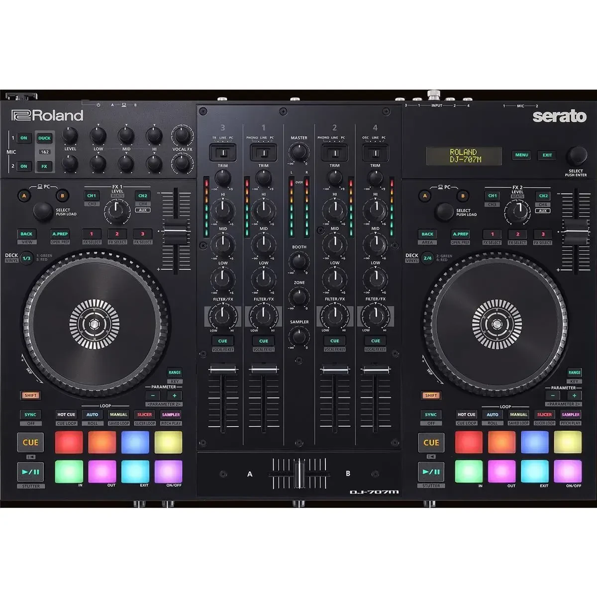 DJ-контроллер с джогом Roland DJ-707M Serato DJ