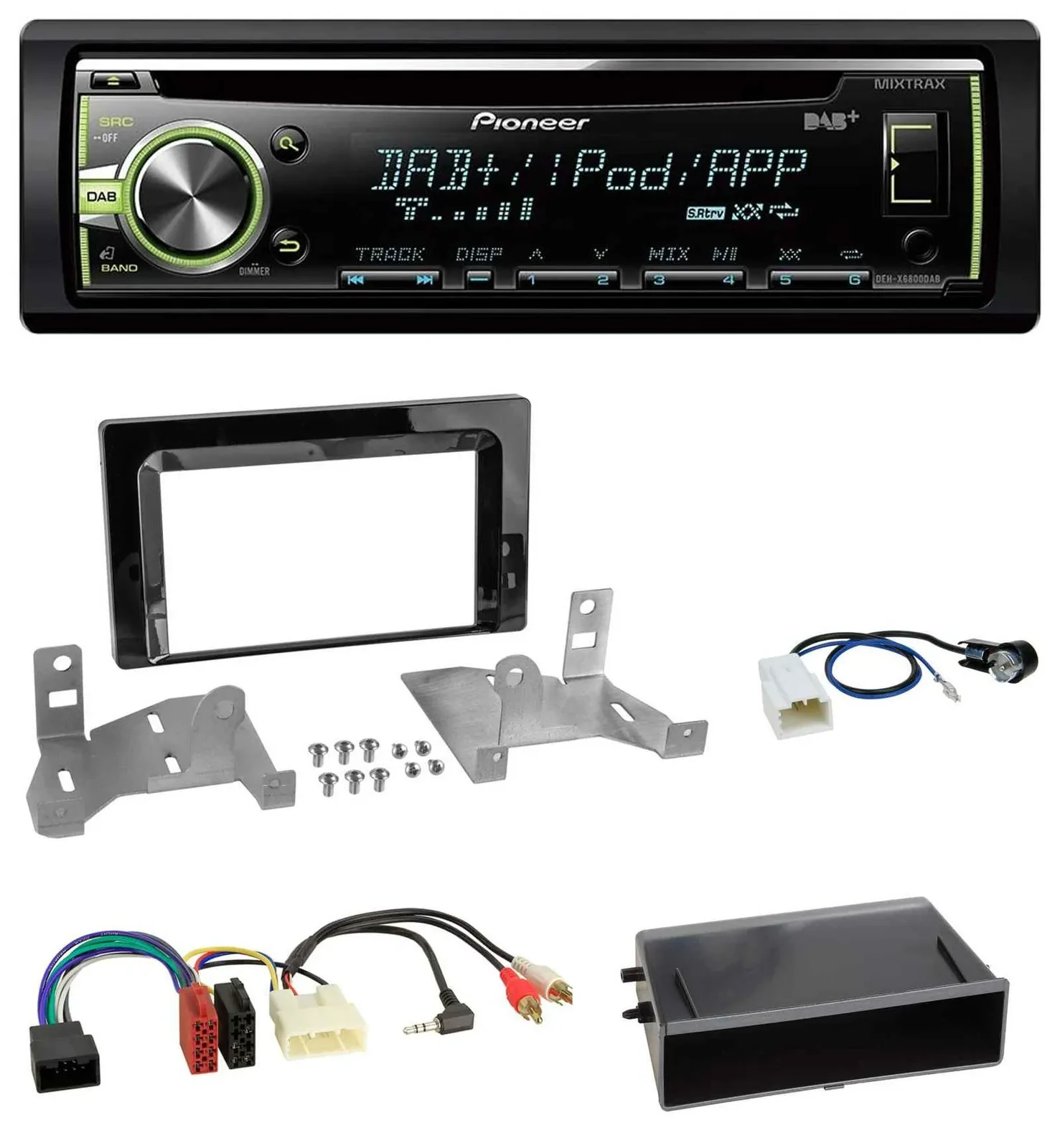 Автомагнитола для Toyota Aygo (AB7, с 2022) Pioneer DAB, USB, MP3, AUX, CD