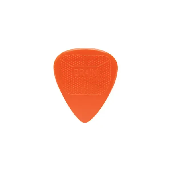 D'Andrea Snarling Dog Guitar Picks, Brain Picks, 72 Picks, 1.14mm Orange