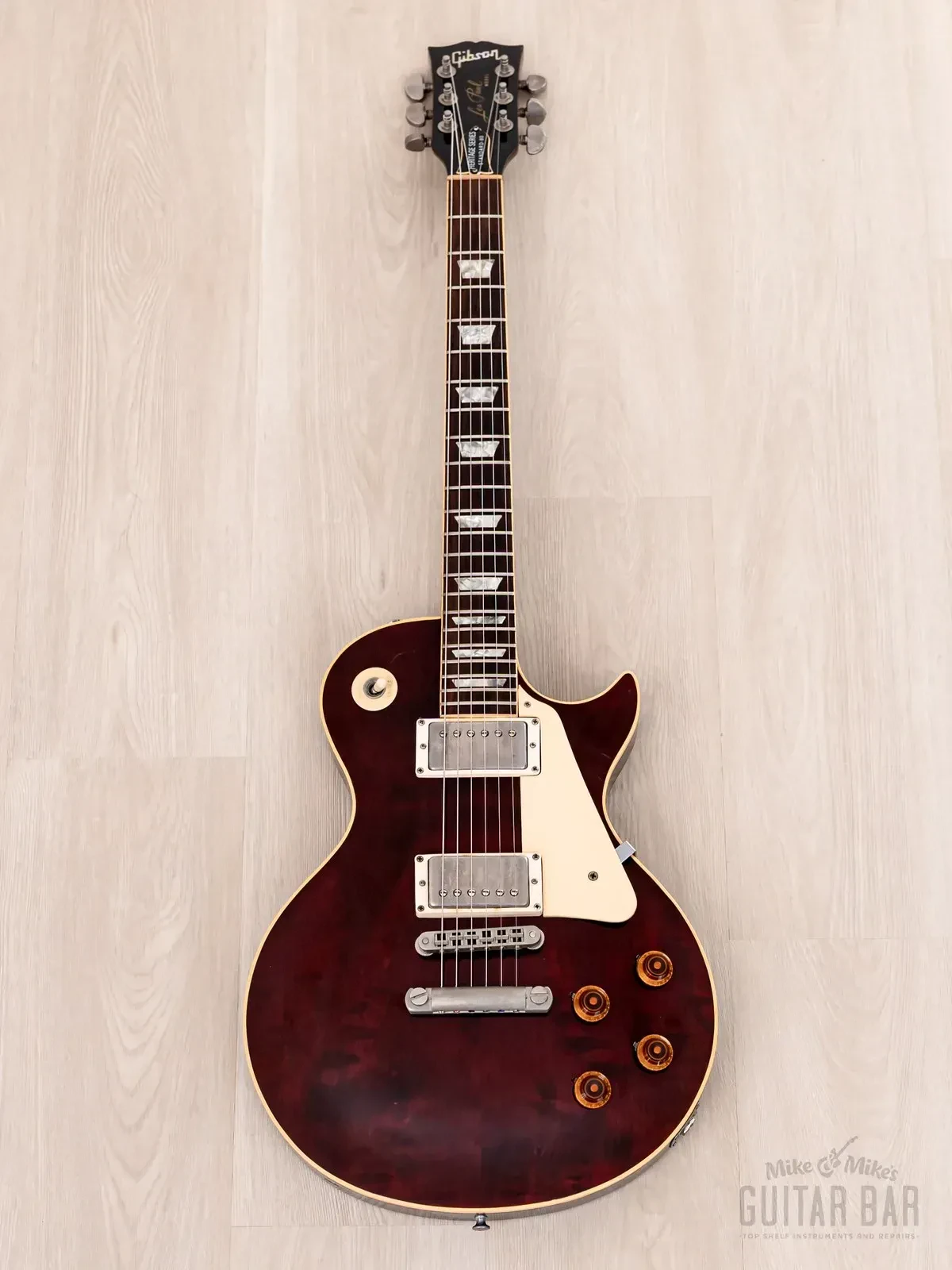 Электрогитара Gibson Les Paul Heritage Standard-80 HH Wine Red w/case USA 1981