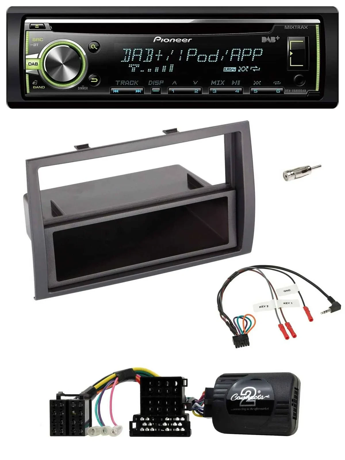 Pioneer DAB USB MP3 Lenkrad CD Autoradio für Citroen Jumper Peugeot Boxer 06-08
