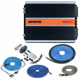 Memphis MJP1000.1 1000 W Monoblock Amplifier + Amp Kit