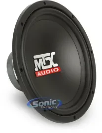 MTX 400W 12" TERMINATOR SERIES Single 2 Ohm Car Subwoofer/Sub | TN12-02