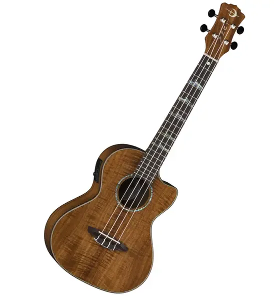 Укулеле Luna Uke High Tide Koa Acoustic-Electric Tenor Ukulele w/ Preamp and Gig Bag