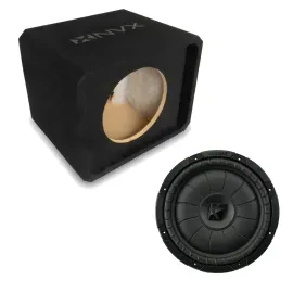 Сабвуфер для авто NVX NE121P 12", slot ported, MDF 3/4", 1 динамик, с сабвуфером CompVT