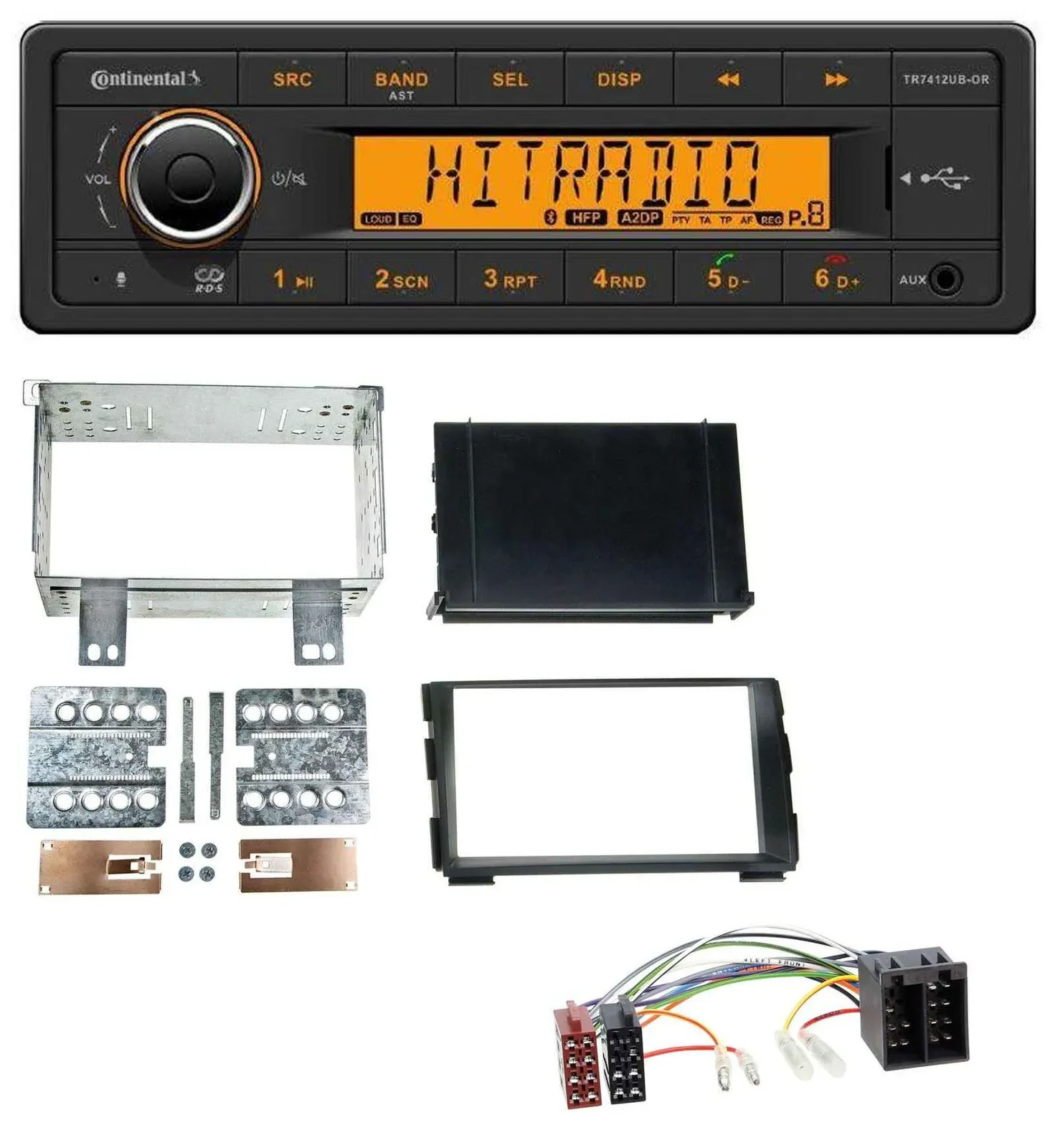 Continental MP3 Bluetooth AUX USB Autoradio für Kia Ceed 09-12 proCeed 11-13