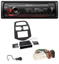 Pioneer MP3 USB DAB Bluetooth Autoradio für Chevrolet Spark (KLM 2012-2013)