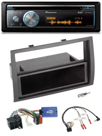 Pioneer Lenkrad DAB USB CD Bluetooth Autoradio für Fiat Ducato 2008-2011 schwarz