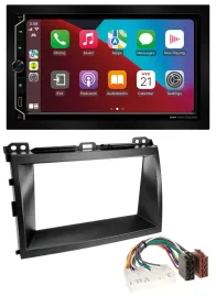 Автомагнитола для Lexus GX-470 (2003-2009) ESX 2DIN DAB USB MP3 Bluetooth