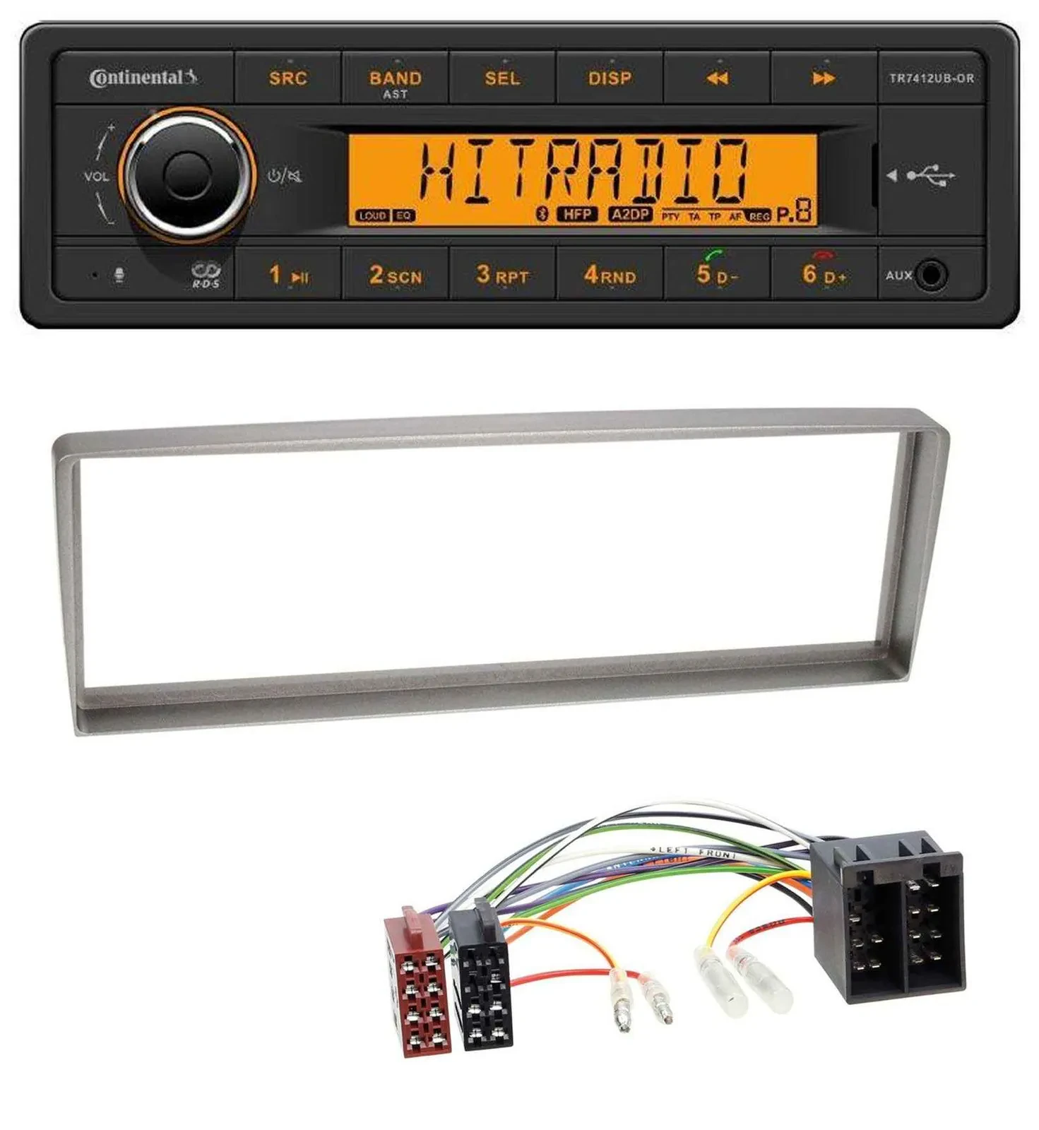 Continental MP3 Bluetooth AUX USB Autoradio für Alfa Romeo 156 (2003-2005)