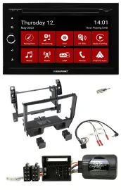 Blaupunkt 2DIN Lenkrad Bluetooth USB TMC DAB Navigation für Citroen C3 2010-2014