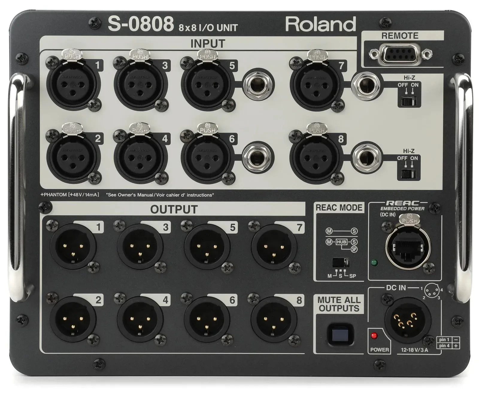 Roland S-0808 8 x 8 input & output Unit