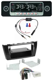 Автомагнитола Dietz MP3, DAB, Bluetooth, USB для Mitsubishi Space Star A00 (с 2013) с карманом