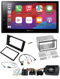 Pioneer DAB USB Lenkrad Bluetooth 2DIN Autoradio für Saab 9-5 2008-2010