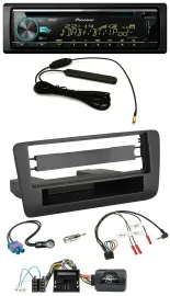 Pioneer CD MP3 Lenkrad DAB USB Autoradio für Audi A1 (ab 2010)