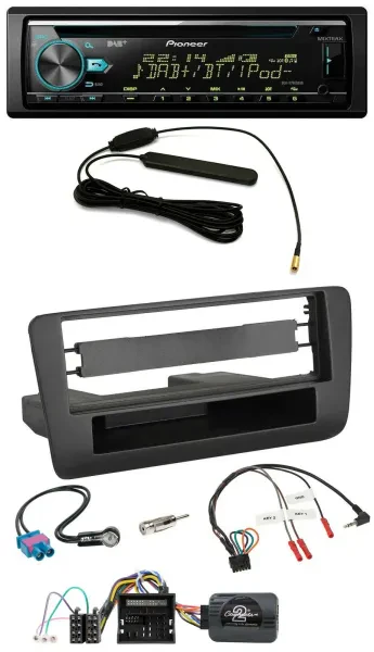 Pioneer CD MP3 Lenkrad DAB USB Autoradio für Audi A1 (ab 2010)
