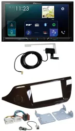 Pioneer 2DIN DAB USB MP3 Bluetooth Autoradio für Kia Ceed ab 12 glänzend
